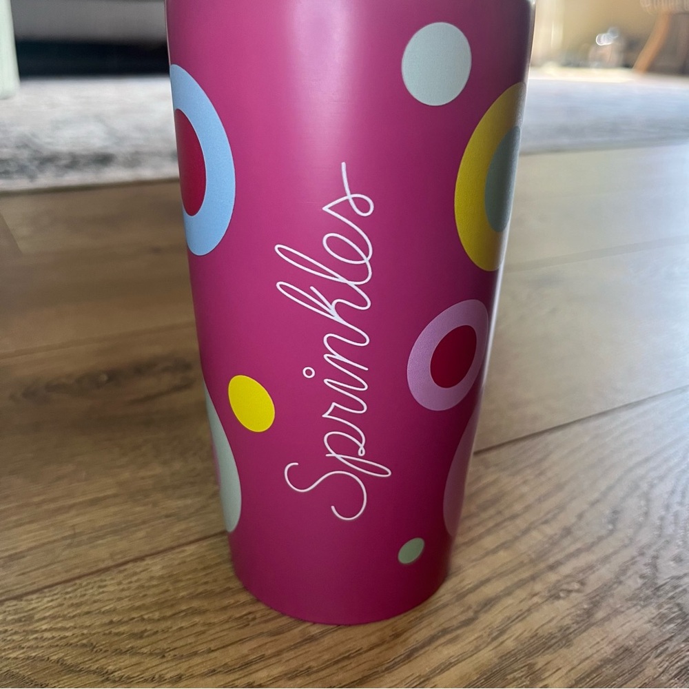 Sprinkles Pink Travel Mug